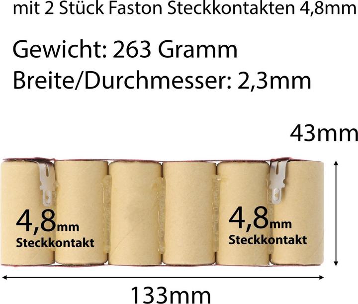 Actual product image AccuCell Akku Ansmann ASN15HD