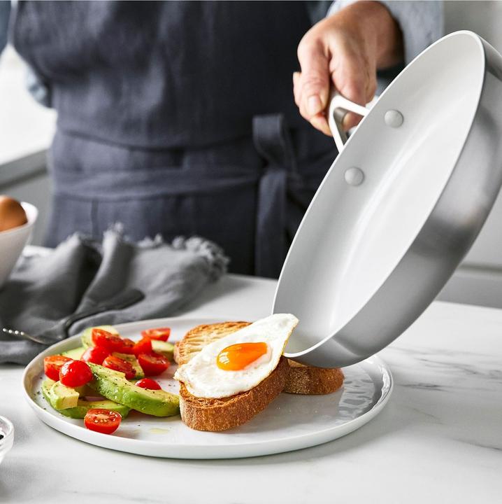 Produktbild Greenpan Venice Pro Tri-Ply Edelstahl Topf- und Pfannen-Set 10-teilig (26 cm, Pfannenset + Topfset, Edelstahl)