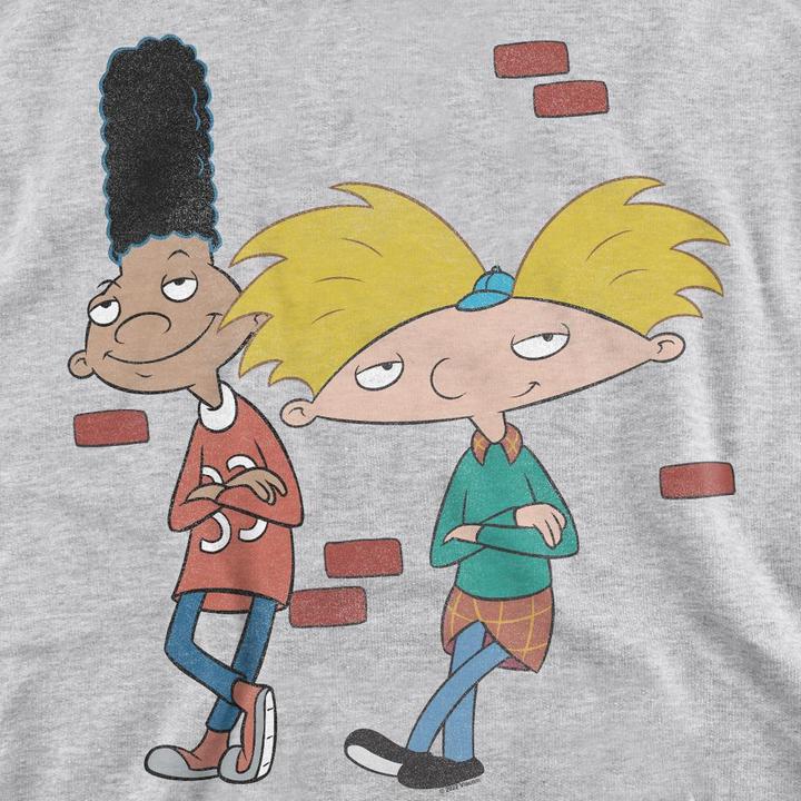 Immagine prodotto Hey Arnold! Leaning Felpa Arnold e Gerald Adulto Unisex (M)
