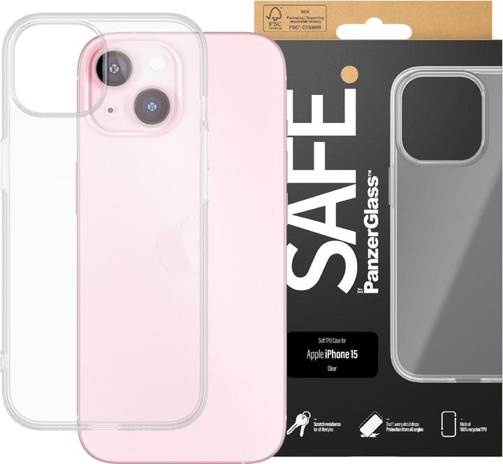 Image du produit PanzerGlass SAFE. Étui TPU iPhone 2023 6.1 (Apple iPhone 15)