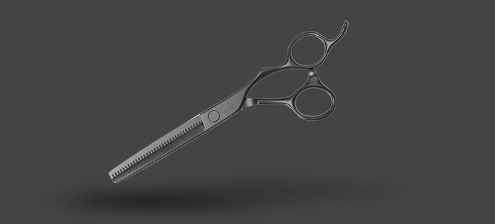 Immagine prodotto Olivia Garden Silkcut PRO 6.0" RH 15.5cm Effiliation Scissors Matt Black (15.50 cm)