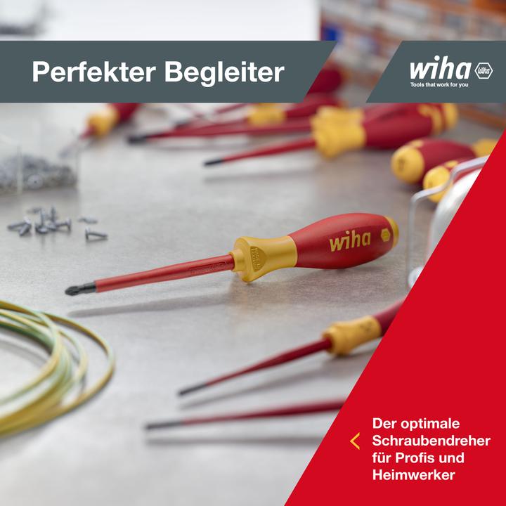 Produktbild Wiha SoftFinish (Schlitzschrauben, Pozidriv-Kreuzschlitz (PZ))