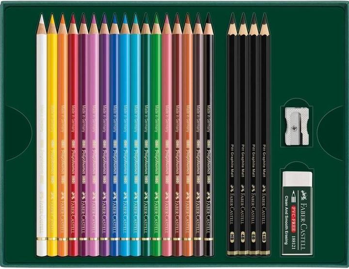 Produktbild Faber-Castell Polychromos & Pitt Graphite (Mehrfarbig, 23 x)