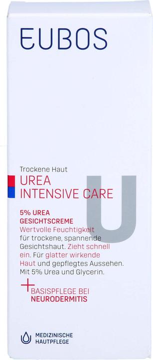 Actual product image Eubos Dry skin urea 5% face cream, 50 ml CRE (50 ml, 24h cream)