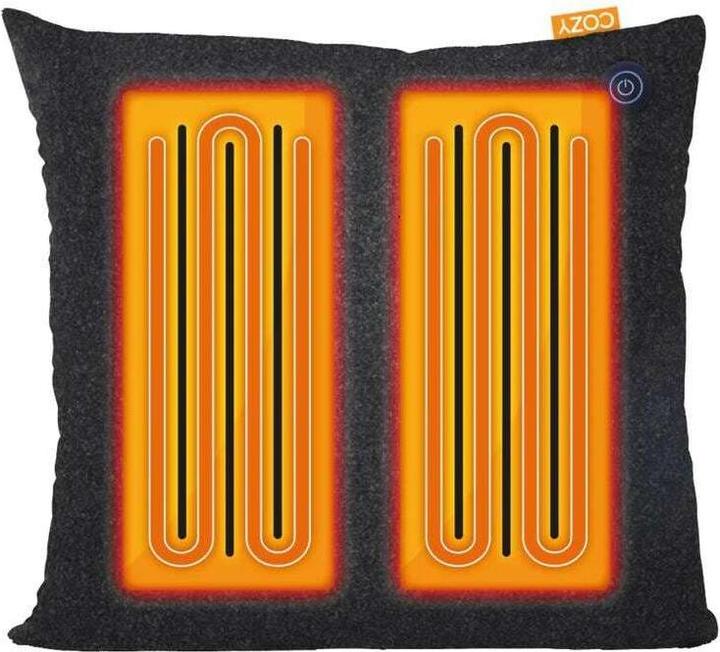 Produktbild Bodi-Tek warmtekussen | Una | Duurzaam & Draadloos | Infrarood | 45x45 cm | Studio Orange| Grote Batterij (45 x 45 cm)