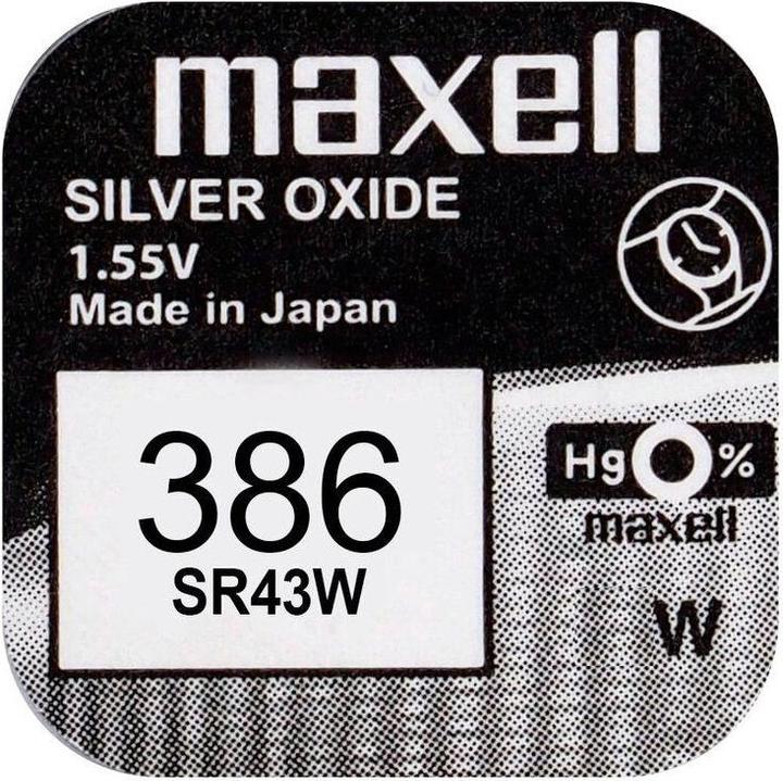 Image du produit Maxell Pile bouton SR43W (10 pcs, SR43, 125 mAh)