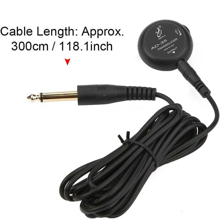 Image du produit Demeras Mini Piezo Pickup für Akustikgitarre und Violine