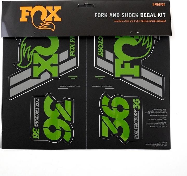 Actual product image Fox Decal 2019 AM Heritage