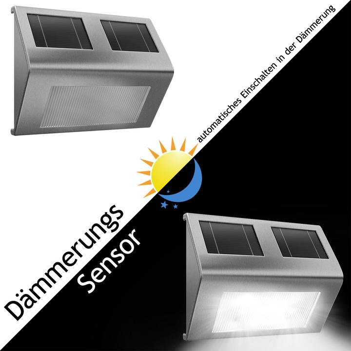 Produktbild Deuba LED Solar Wandleuchte (IP65)