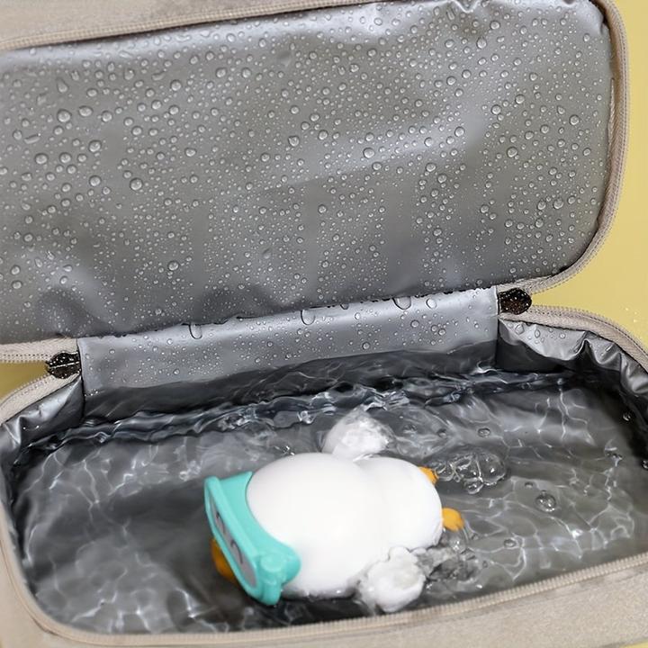 Actual product image Only-Bags.Store Separate dry and wet toiletry bag, travel cosmetics storage bag with a large