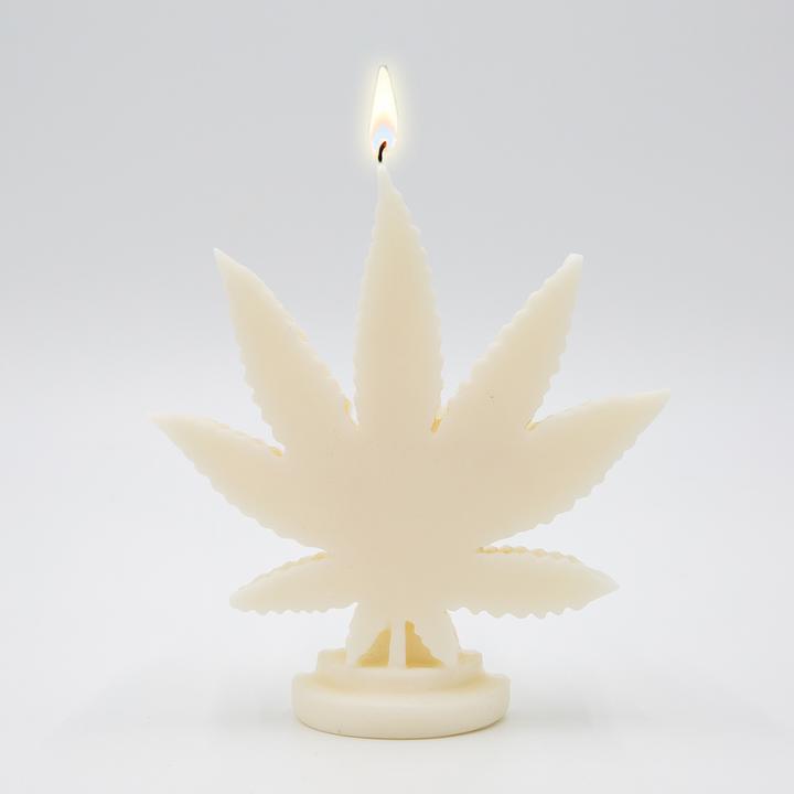 Candles by Bea Candle Bea Cannabis Leaf Candle