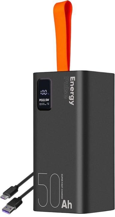 Produktbild Obal:Me EnergyPulse Powerbank 50000mAh 22.5W Black (50000 mAh, 23000 W, 23000 Wh)
