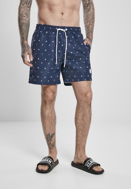 Actual product image Urban Classics Pattern Swim Shorts (M)