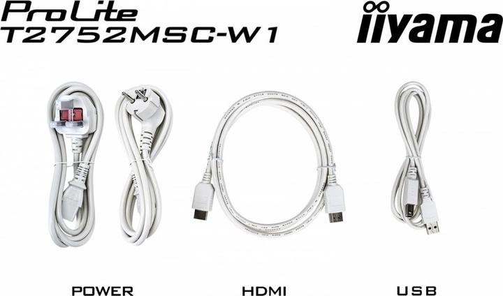 Actual product image iiyama T2752MSC-W1 27" FHD IPS (1920 x 1080 pixels, 27")