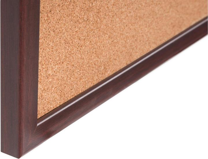 Actual product image Bi-Office Pinboard cork Earth-it 90 x 60 cm, Brown (Bulletin board, 90 x 60 cm)