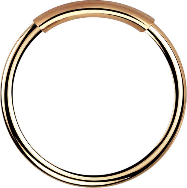 Star Piercing Nasenring endlos rosegold (ohne Messing, Chirurgenstahl 316L)