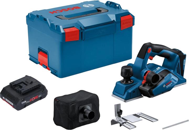 Image du produit Bosch Professional Bosch GHO 18V-26 Professional Rabot sans fil 18 V 2,6 mm Brushless + 1x batterie ProCORE 4,0 Ah +