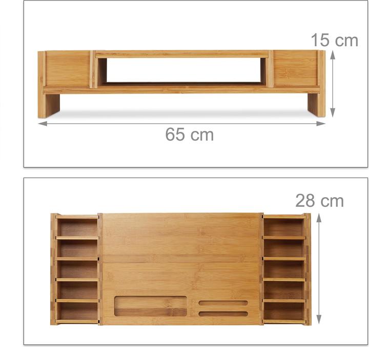 Immagine prodotto Relaxdays Desk Screen Riser