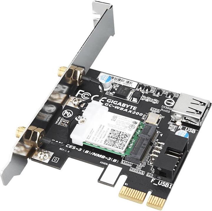 Productafbeelding Gigabyte GC-WBAX200 Wifi 6 (Mini PCI Express)
