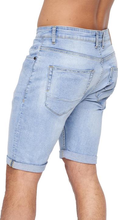 Actual product image Crosshatch Mens Tonwin Denim Embossed Shorts (Frequency band 38 (2600 MHz))