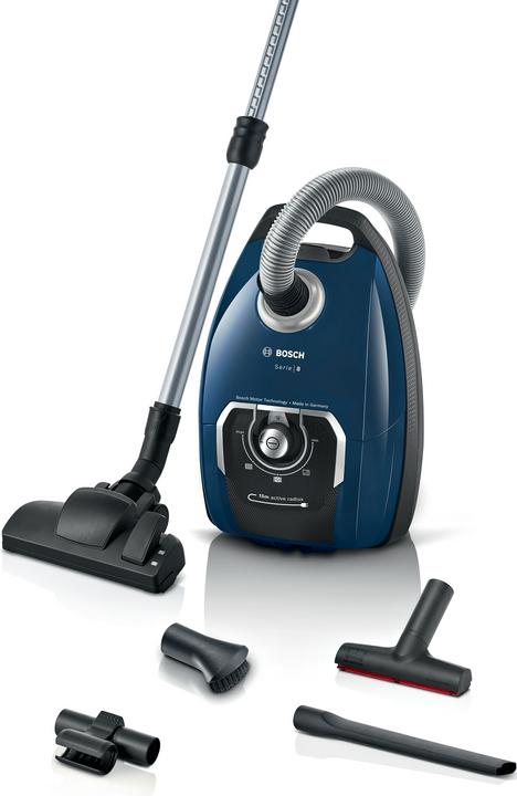 Produktbild Bosch Hausgeräte Bosch BGL8XPERF Serie 8 Bodenstaubsauger mit Beutel blau