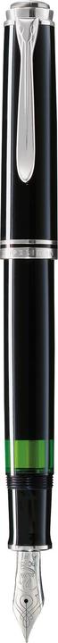 Produktbild Pelikan Füllhalter M805 Schwarz EF Etui (Schwarz, Silber, 1 x)