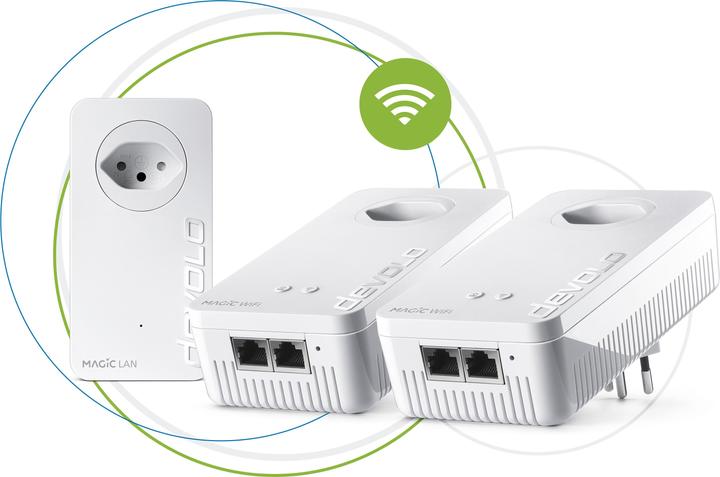 Image du produit Devolo Magic 2 Kit Multiroom WiFi Magic 2-1-3 (2400 Mbit/s)