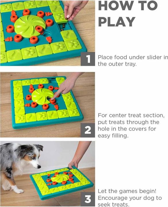 Actual product image Nina Ottosson Multipuzzle (Intelligence toy dog)