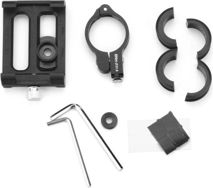 Actual product image GUB Bicycle accessory bike holder for mobile phone G84 ABS black