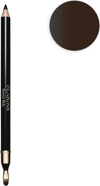 Actual product image Clarins Crayon Khol Long-Brush & Sharpener (01 Carbon Black)