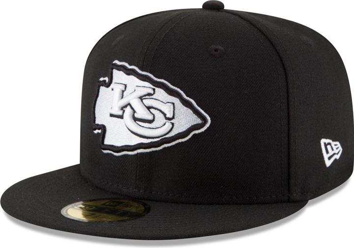 New Era 59Fifty Fitted Cap BLACK Kansas City Chiefs - 7 3/8 (7 3/8)