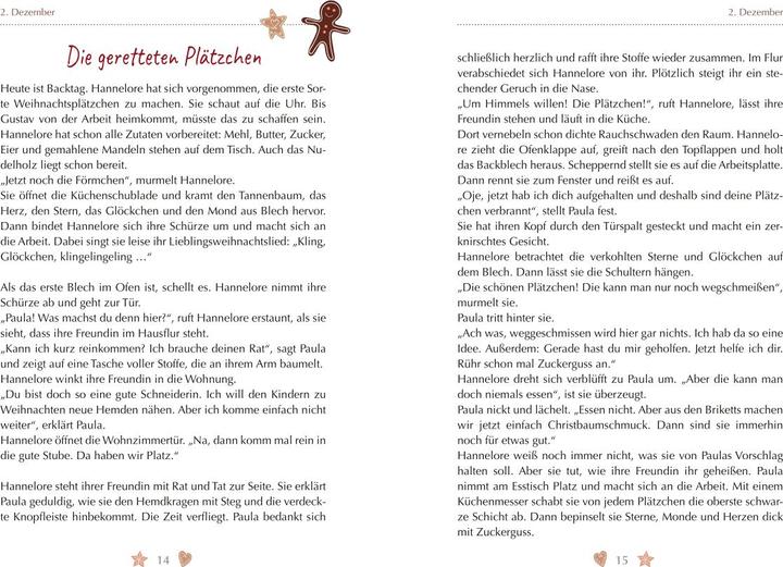 Nährwerte und Zutaten Das grosse Weihnachtsbuch zum Vorlesen für Menschen mit Demenz