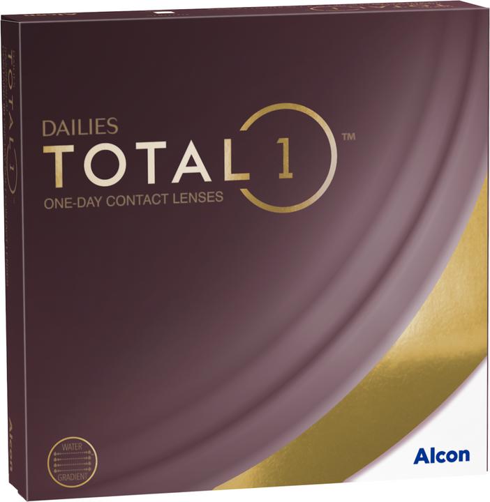 Dailies Total1 Totale 1 (90 Pezzo/i, Lente quotidiana, Sferico)