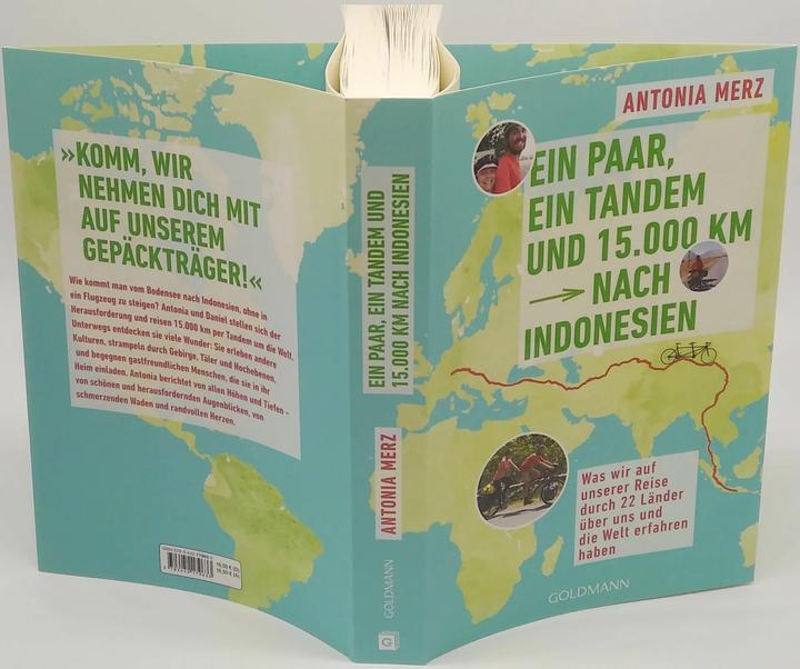 Produktbild Ein Paar, ein Tandem und 15.000 km nach Indonesien (Deutsch, Antonia Merz, 2023)