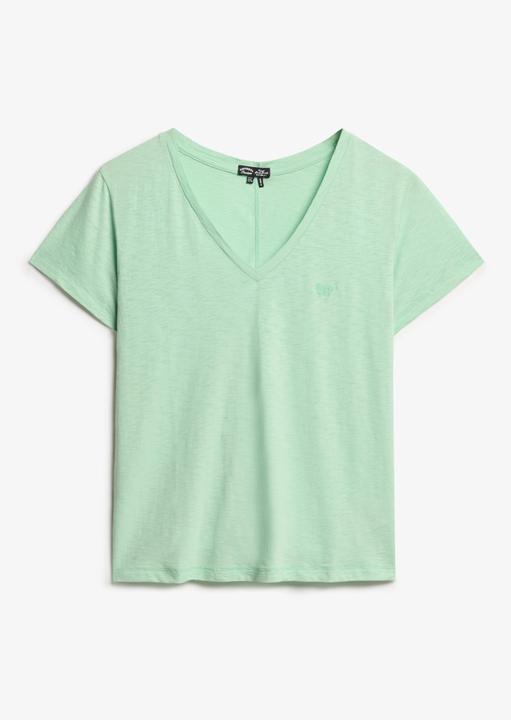 Immagine prodotto Superdry Strukturiertes T-Shirt mit V-Ausschnitt und Stickerei (10)