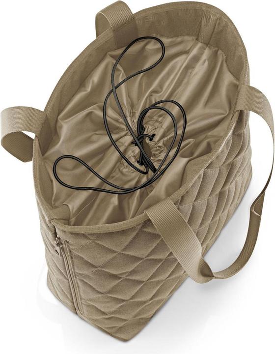 Actual product image reisenthel Bag Classic Shopper M Rhombus Olive