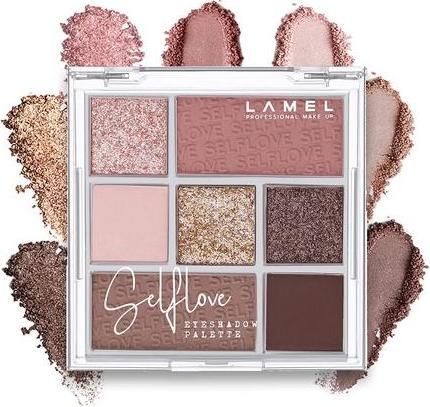 Actual product image MyScreen Protector LAMEL Insta Eyeshadow Palette Selflove No. 402 8.5g (Brown N.402)