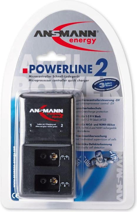 Actual product image Ansmann Stromleitung 2 (1 pcs., 9V Block, Chargers without battery)