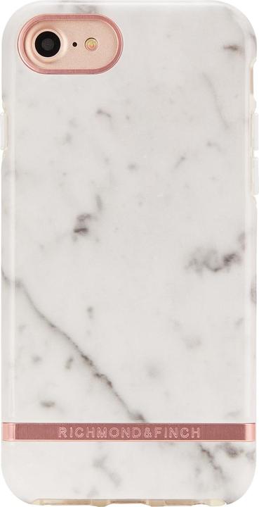 Produktbild Richmond & Finch White Marble - Rose Gold details (Apple iPhone 6, Apple iPhone 6s, Apple iPhone 8, Apple iPhone 7, Apple iPhone SE (2nd Gen))