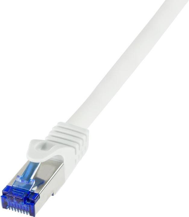 LogiLink Patchkabel Ultraflex, Kat.6A, S/FTP, 1,0 m, weiá (S/FTP, CAT6a, 1 m)