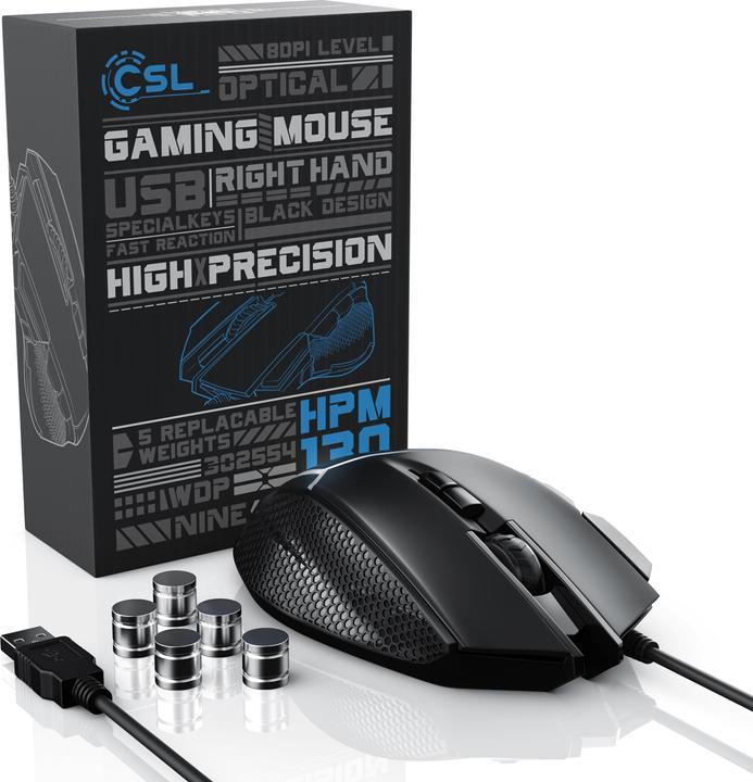 Actual product image CSL Keyboard & Mouse Gaming Bundle (CH, Cable)