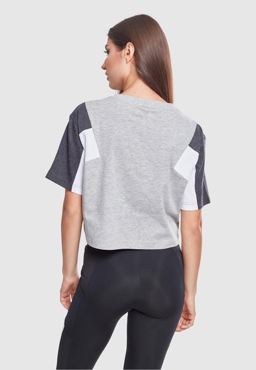 Actual product image Urban Classics Ladies 3-Tone Short Oversize Tee (XXL)