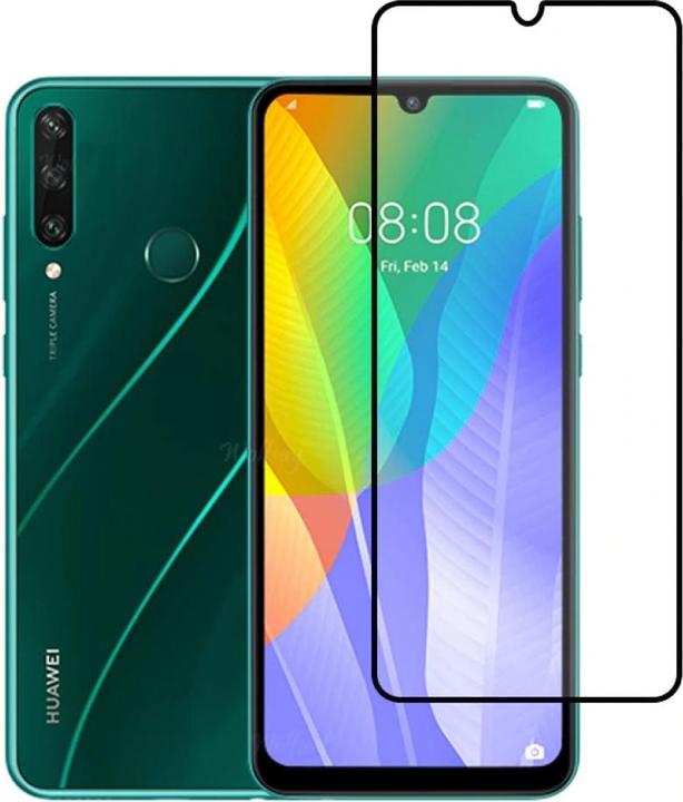 Produktbild Screenguard Huawei Y6p Full Screen Panzerglas Schutzfolie 2.5D 9H (1 Stück, Huawei Y6p)