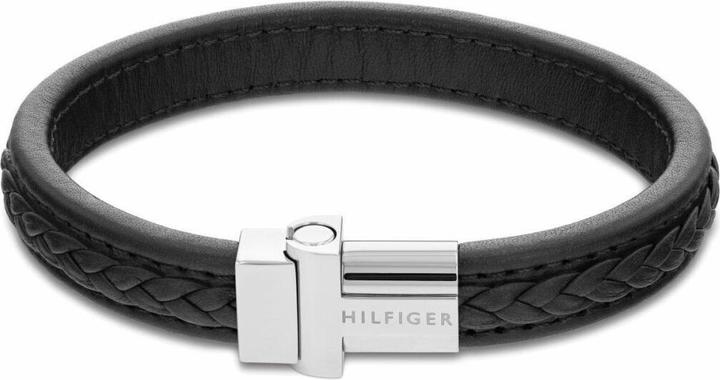 Produktbild Tommy Hilfiger ModernÃ­ koÅ¾enÃ½ nÃ¡ramek s ocelovÃ½m zapÃ­nÃ¡nÃ­m 2790375 (M) (9.40 cm, Leder)