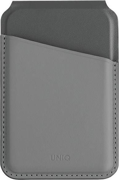 Uniq Lyden DS magnetyczny portfel RFID i stojak na telefon szaro-czarny/charcoal grey-black