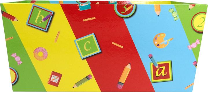 Actual product image Idena School storage basket multicoloured 17.8x27.9x12.7cm
