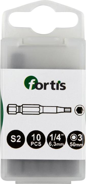Produktbild Magni FORTIS Bit 1/4' DIN3126 E6,3 Hex 3 x50mm 10Stk.FORTIS (1/4")