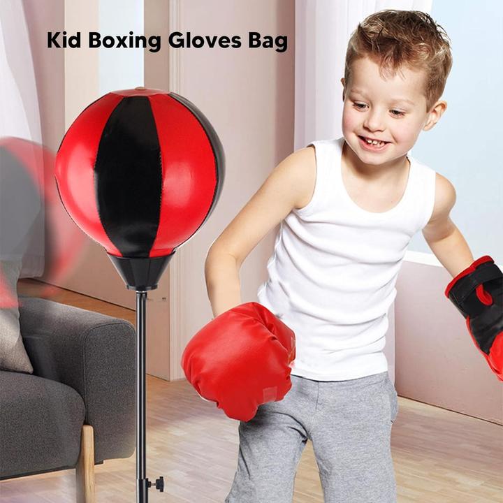 Produktbild Hudora Punchingball mit Boxhandschuhen und Pumpe (130 cm, 3.42 kg)