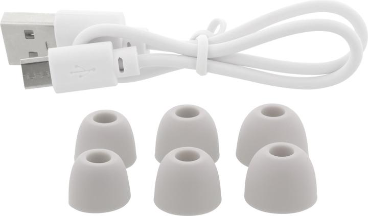 Produktbild Deltaco TWS-0002 headphones/headset In-ear Bluetooth White (Kabellos)