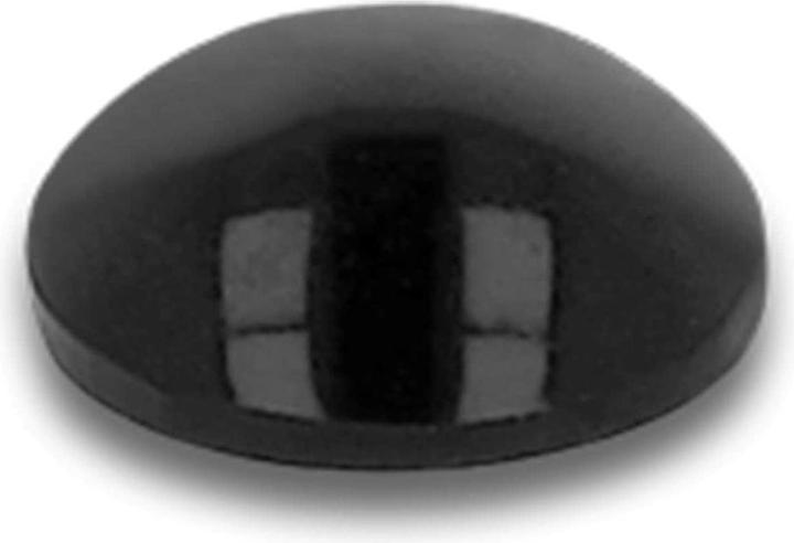 Delock Gummifüsse 6 x 2mm rund, selbstklebend, 80 Stück, schwarz (Kunststoffgleiter, 80 Stück)